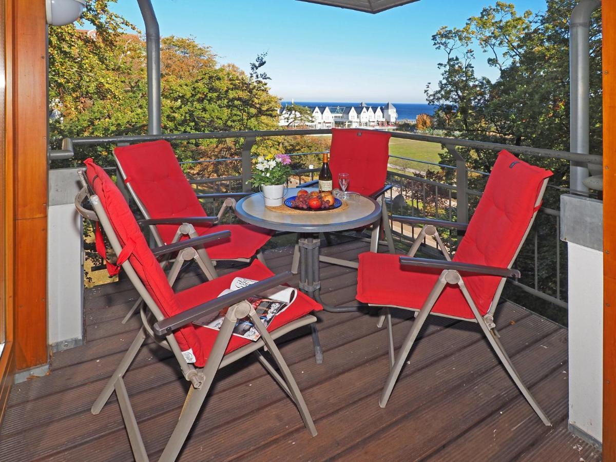 Kaiservillen Heringsdorf - Ferienwohnung Mit 1 Schlafzimmer Und Balkon D232 Luaran gambar